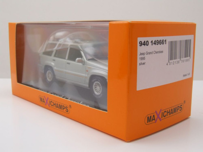 Jeep Grand Cherokee 1995 silber Modellauto 1:43 Maxichamps