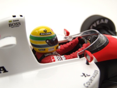 McLaren Honda MP4/6 Formel 1 Mexico GP 1991 Ayrton Senna Jean Alesi Modellauto 1:18 Minichamps