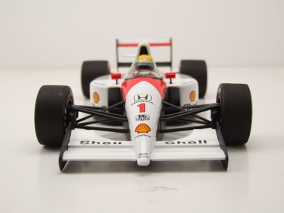 McLaren Honda MP4/6 Formel 1 Mexico GP 1991 Ayrton Senna Jean Alesi Modellauto 1:18 Minichamps