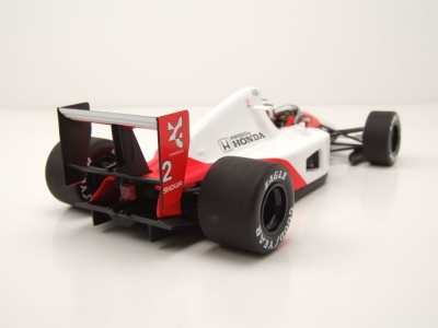 McLaren MP4/6 #2 Formel 1 1991 weiß rot Gerhard Berger Modellauto 1:18 Minichamps
