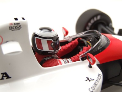 McLaren MP4/6 #2 Formel 1 1991 weiß rot Gerhard Berger Modellauto 1:18 Minichamps
