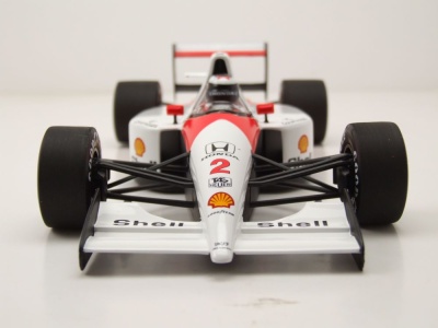 McLaren MP4/6 #2 Formel 1 1991 weiß rot Gerhard Berger Modellauto 1:18 Minichamps