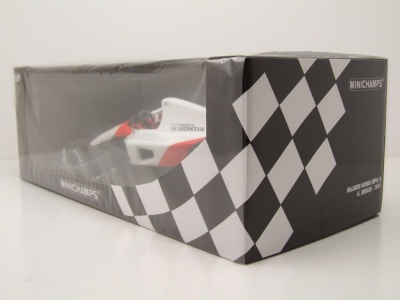 McLaren MP4/6 #2 Formel 1 1991 weiß rot Gerhard Berger Modellauto 1:18 Minichamps