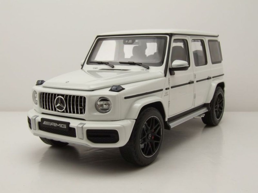 Mercedes AMG G63 G-Klasse 2018 weiß Modellauto 1:18 Minichamps