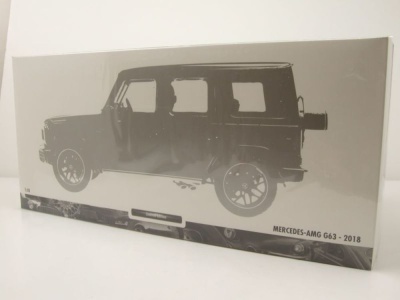 Mercedes AMG G63 G-Klasse 2018 weiß Modellauto 1:18 Minichamps