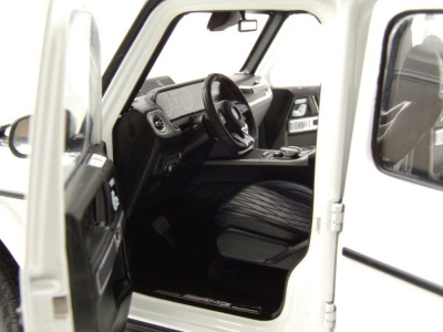 Mercedes AMG G63 G-Klasse 2018 weiß Modellauto 1:18 Minichamps