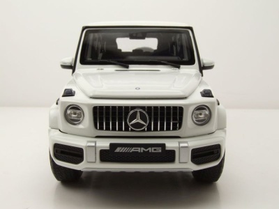 Mercedes AMG G63 G-Klasse 2018 weiß Modellauto 1:18 Minichamps