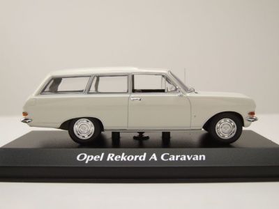 Opel Rekord A Caravan Kombi 1962 weiß Modellauto 1:43 Maxichamps