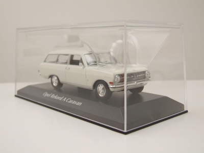 Opel Rekord A Caravan Kombi 1962 weiß Modellauto 1:43 Maxichamps