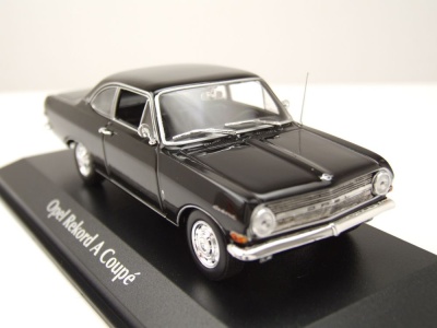 Opel Rekord A Coupe 1962 schwarz Modellauto 1:43 Maxichamps