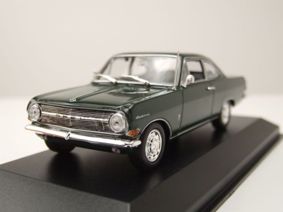 Opel Rekord A Coupe 1962 grün Modellauto 1:43 Maxichamps
