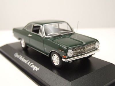 Opel Rekord A Coupe 1962 grün Modellauto 1:43 Maxichamps