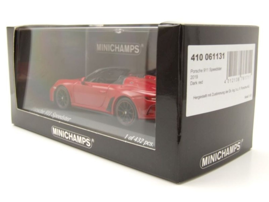 Minichamps 1:43 Porsche 911 (991) Speedster Año de construcción 2019