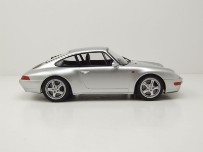 Porsche 911 (993) 1993 silber Modellauto 1:18 Minichamps