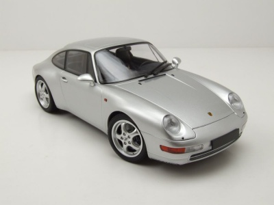 Porsche 911 (993) 1993 silber Modellauto 1:18 Minichamps