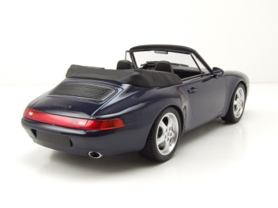 Porsche 911 (993) Cabrio 1994 blau metallic Modellauto 1:18 Minichamps
