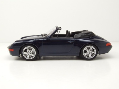 Porsche 911 (993) Cabrio 1994 blau metallic Modellauto 1:18 Minichamps