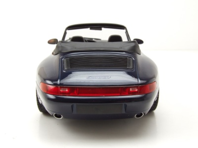 Porsche 911 (993) Cabrio 1994 blau metallic Modellauto 1:18 Minichamps
