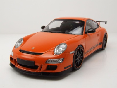 Porsche 911 GT3 RS 2007 orange Modellauto 1:18 Minichamps