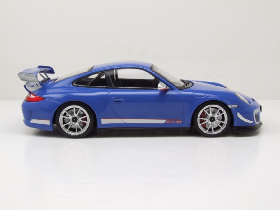 Modellauto Porsche 911 GT3 RS 4.0 2011 blau 1:18 Minichamps bei