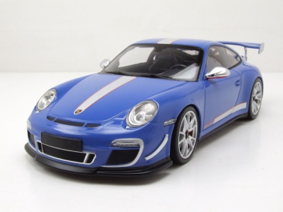 Porsche 911 GT3 RS 4.0 2011 blau Modellauto 1:18 Minichamps