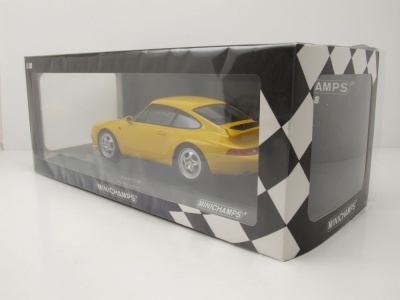 Porsche 911 (993) RS 1994 gelb Modellauto 1:18 Minichamps