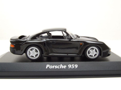 Porsche 959 1987 grau metallic Modellauto 1:43 Maxichamps