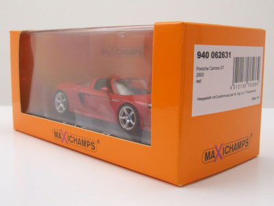 Porsche Carrera GT 2003 rot Modellauto 1:43 Maxichamps