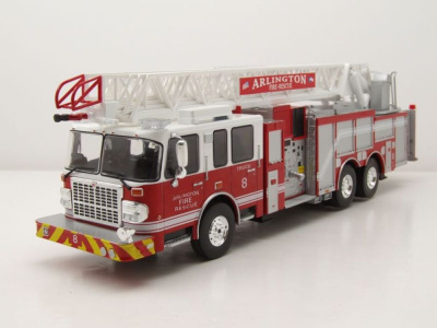 Smeal 105 RM Drehleiter US Feuerwehr Arlington Fire Rescue rot Modellauto 1:43 ixo models