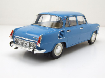 Skoda 1000 MB 1964 blau Modellauto 1:18 MCG
