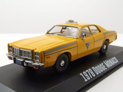 Dodge Monaco City Cab Co. Taxi 1978 gelb Rocky 3 Modellauto 1:43 Greenlight Collectibles