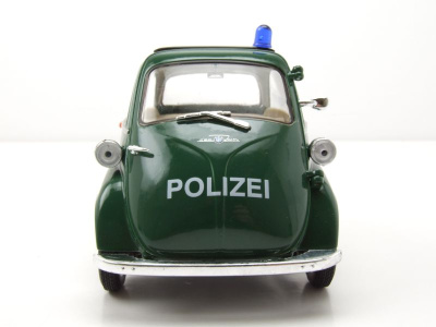 BMW Isetta Polizei grün Modellauto 1:18 Welly