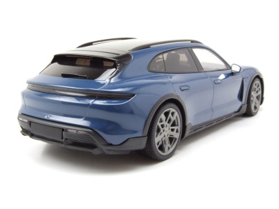 Porsche Taycan Cross Tourismo Turbo S 2021 blau metallic Modellauto 1:18 Minichamps