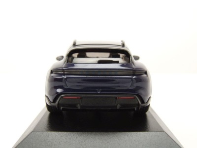Porsche Taycan Cross Tourismo Turbo S 2021 blau metallic Modellauto 1:43 Minichamps