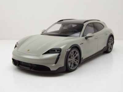 Porsche Taycan Cross Tourismo Turbo S 2021 kalk grau Modellauto 1:18 Minichamps