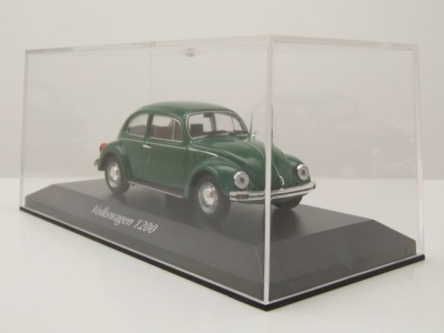 VW 1200 L Käfer 1983 grün Modellauto 1:43 Maxichamps