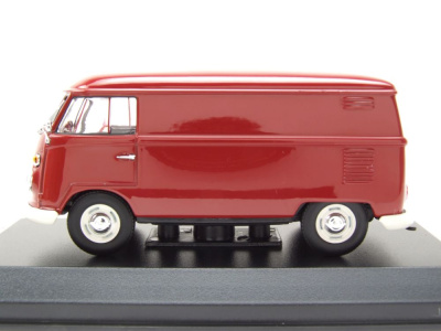 VW T1 Bus Kastenwagen 1963 rot Modellauto 1:43 Maxichamps