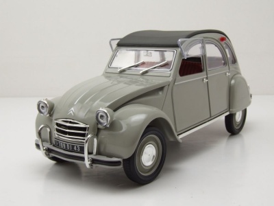 Citroen 2CV AZAM Ente 1966 grau Modellauto 1:18 Norev