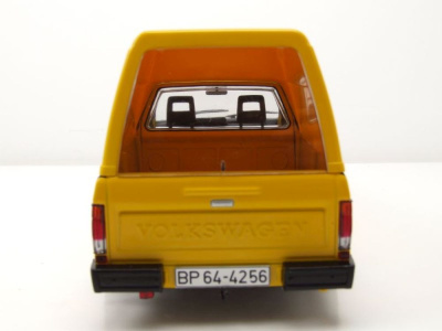 VW Caddy Deutsche Post 1982 gelb Modellauto 1:18 Solido