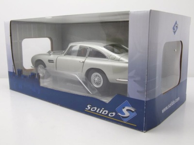 Aston Martin DB5 1964 silber Modellauto 1:18 Solido