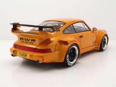 Porsche 911 (964) RWB Hibiki 2016 orange Modellauto 1:18 Solido