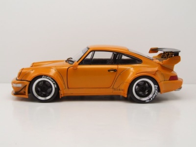 Porsche 911 (964) RWB Hibiki 2016 orange Modellauto 1:18 Solido