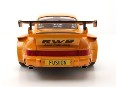 Porsche 911 (964) RWB Hibiki 2016 orange Modellauto 1:18 Solido