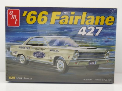 Ford Fairlane 427 1966 Kunststoffbausatz Modellauto 1:25 AMT