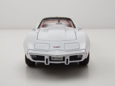 Chevrolet Corvette C3 1979 weiß Modellauto 1:24 Motormax