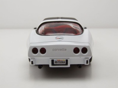 Chevrolet Corvette C3 1979 weiß Modellauto 1:24 Motormax