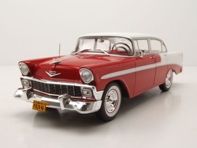 Chevrolet Bel Air 4-Door Sedan 1956 rot weiß...