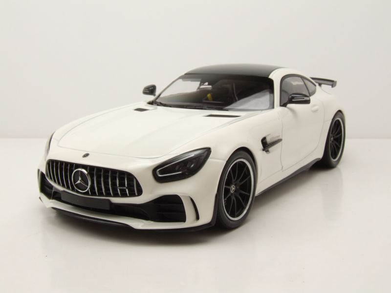 Mercedes AMG GT-R 2021 weiß metallic Modellauto 1:18 Minichamps