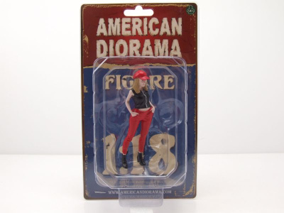 Figur Night Out Paris rote Hose und Mütze für 1:18 Modelle American Diorama