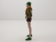 Figur Night Out Kate grüne Schuhe und Mütze für 1:18 Modelle American Diorama